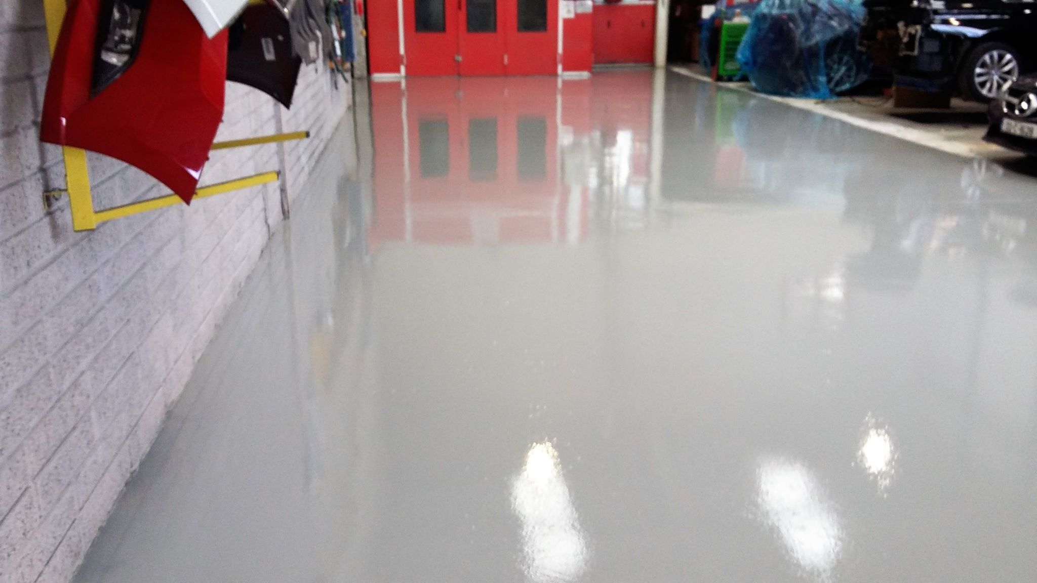 Epoxy floor for Garage in Clonmel - after